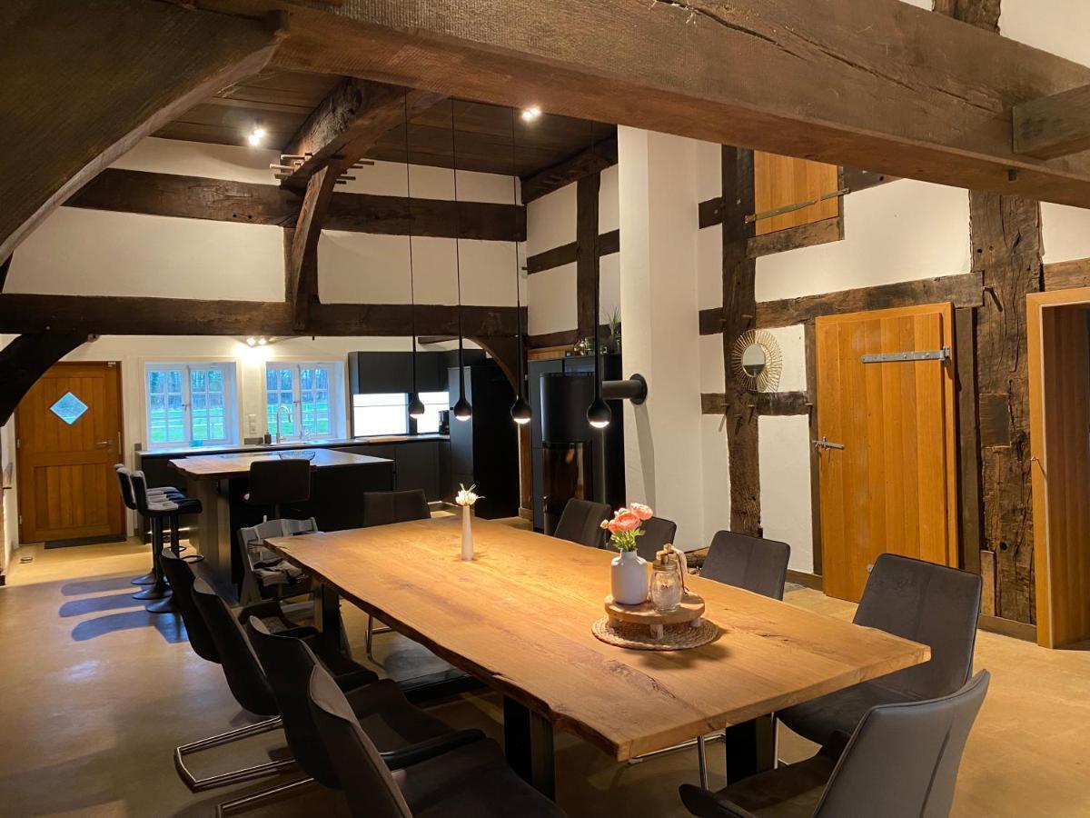 Heuerhaus - Artlands Home- Landhaus Fuer Familien Und Gruppen Badbergen Esterno foto